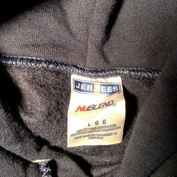 WVU Mountaineers Syracuse Pinstripe Bowl 2012 Hooded Sweatshirt L Pride Of WV - Picture 8 of 11